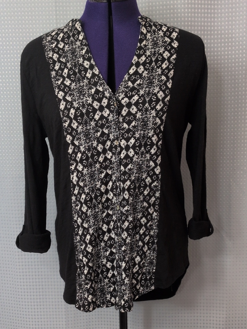 Lucky Brand Button Front Top